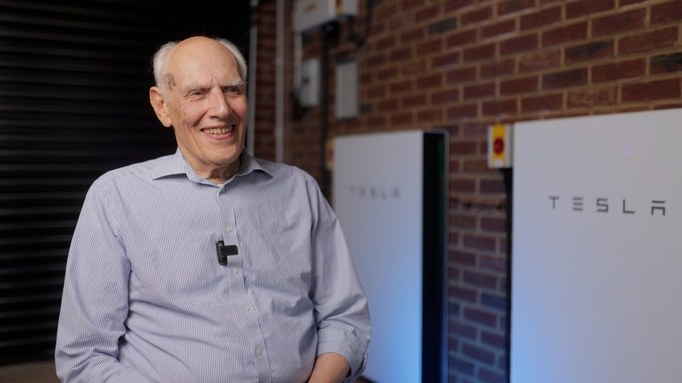 David West customer testimonial video thumbnail — Two Tesla Powerwall 2 systems installed by Artisan Electrics, Essex